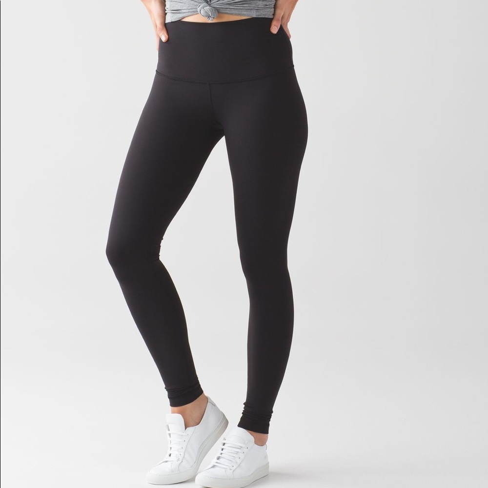 Lululemon Wunder Under Leggings Black Size 6 28” Length